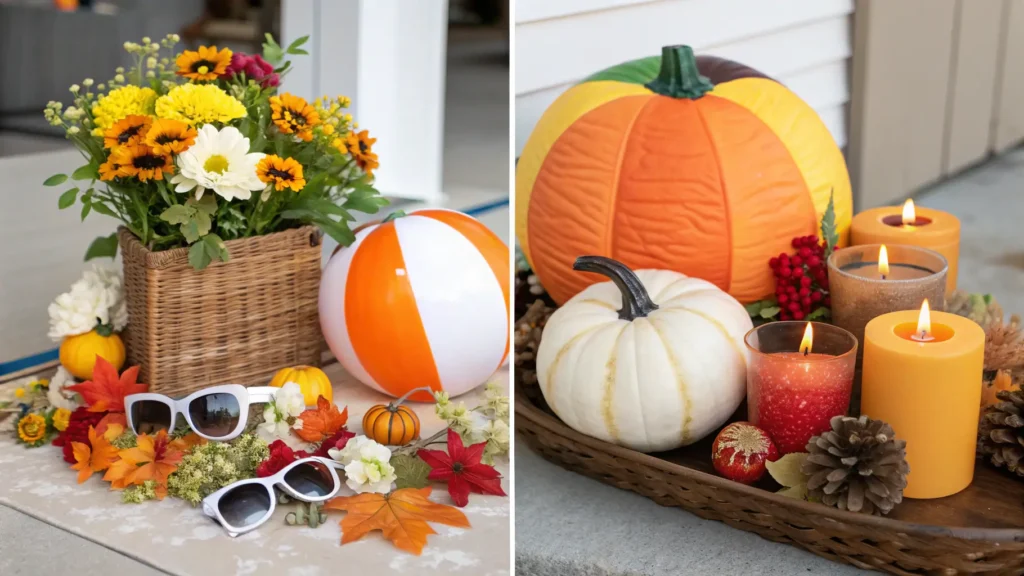 Summer to Fall Decor
