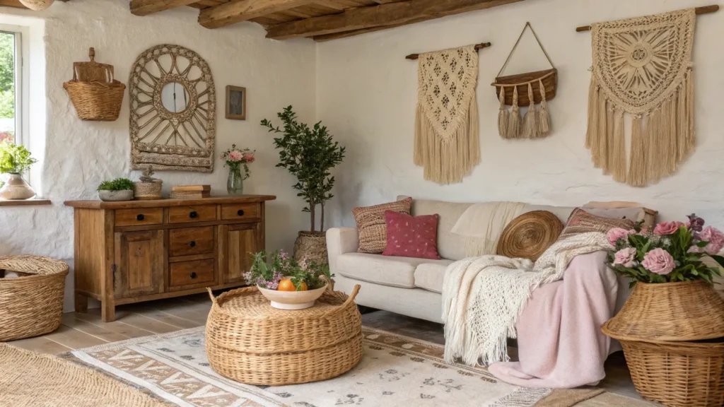 boho rustic farmhouse decor