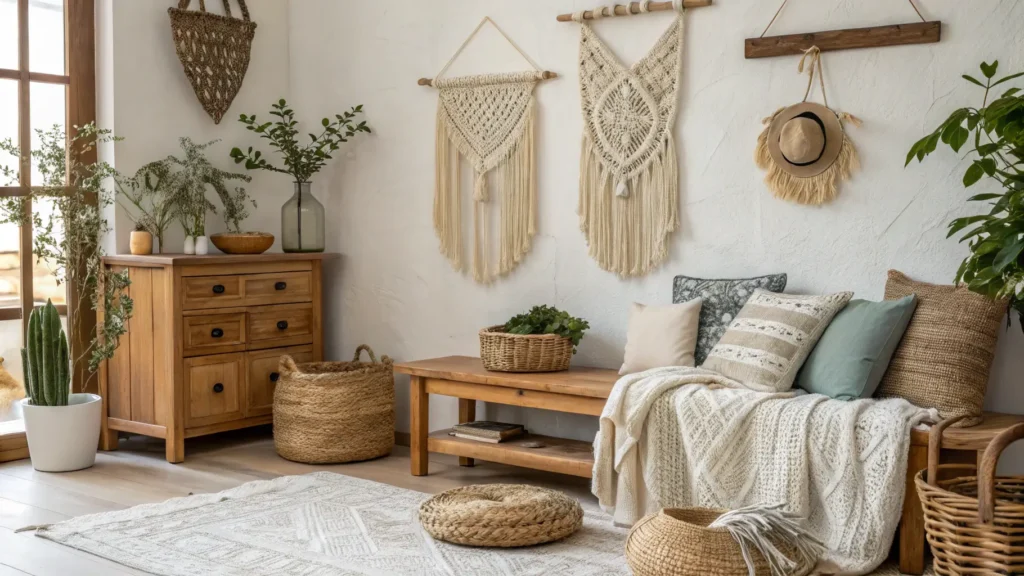 boho rustic farmhouse decor
