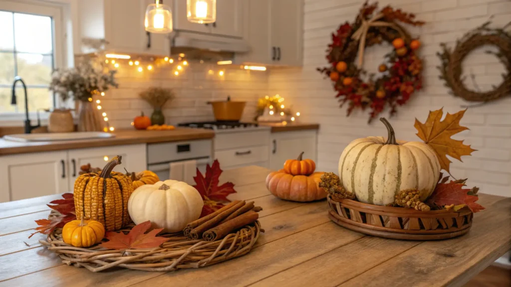 easy fall kitchen decor DIY