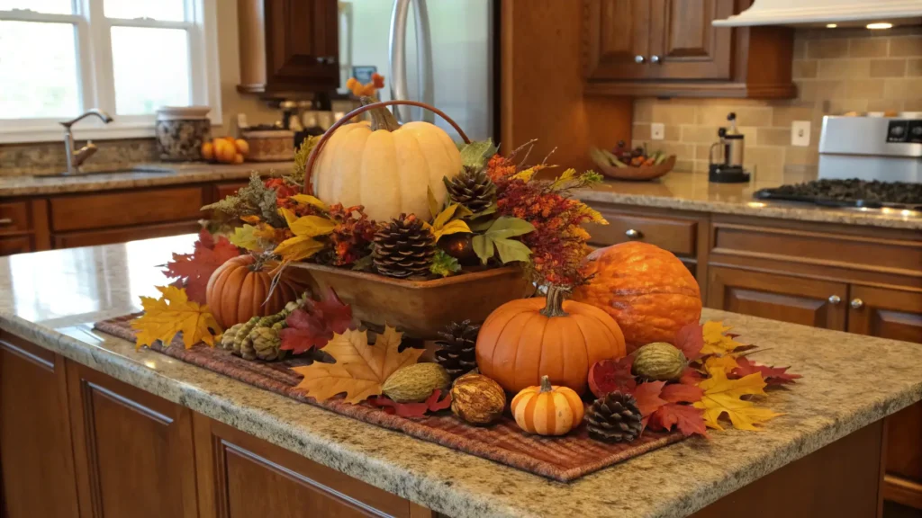 fall kitchen centerpieces ideas
