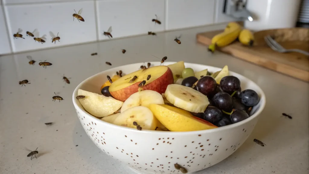 fruit flies . what liquid attracts fruit flies most