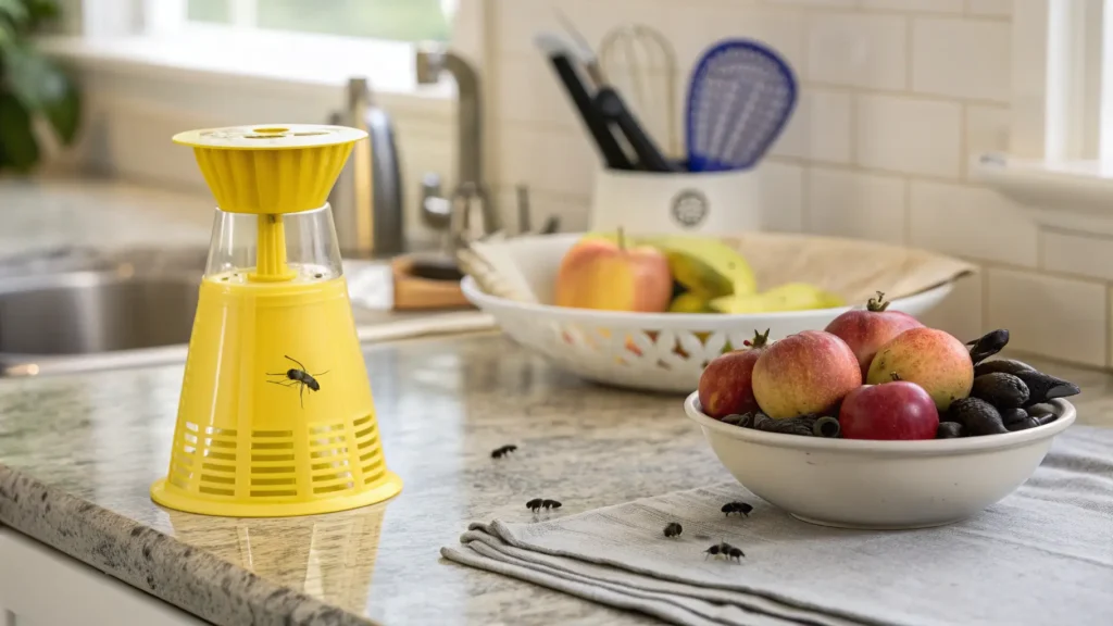Homemade Fruit Fly Traps