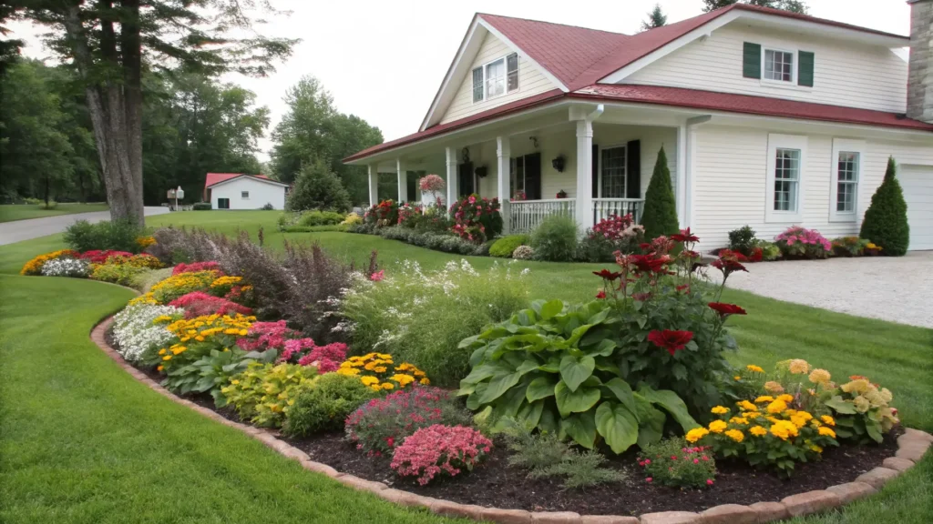 house flower bed ideas