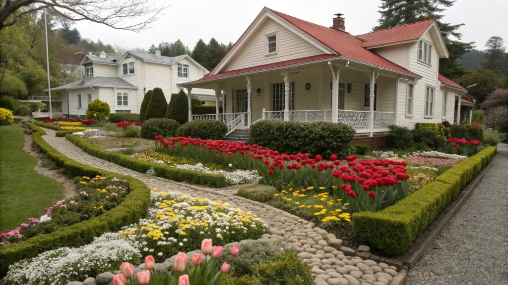 house flower bed ideas