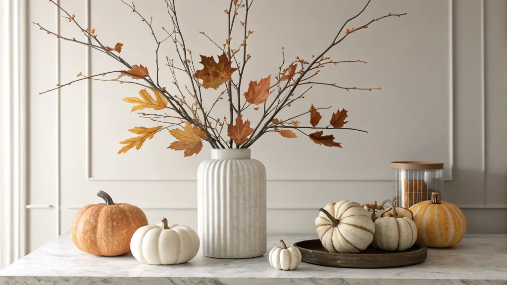 Modern & Minimalist Fall Decor : Fall Decor Ideas for Home