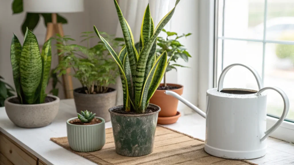 How to Water a Snake Plant . Step-by-Step: The Best Ways to Water Your Snake Plant