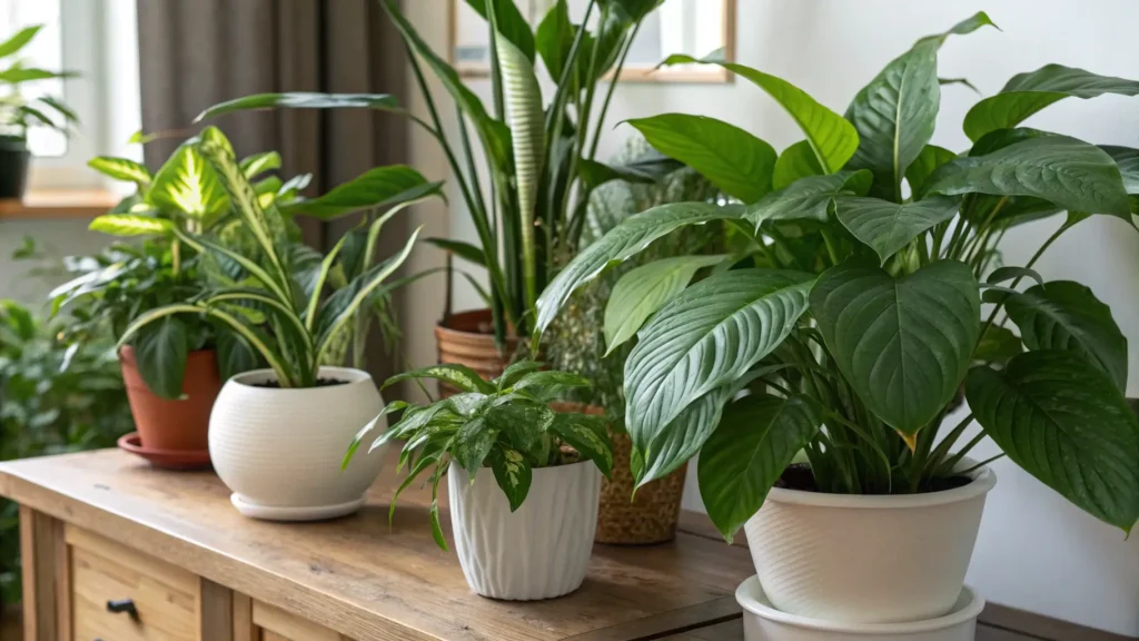 big leaf houseplants