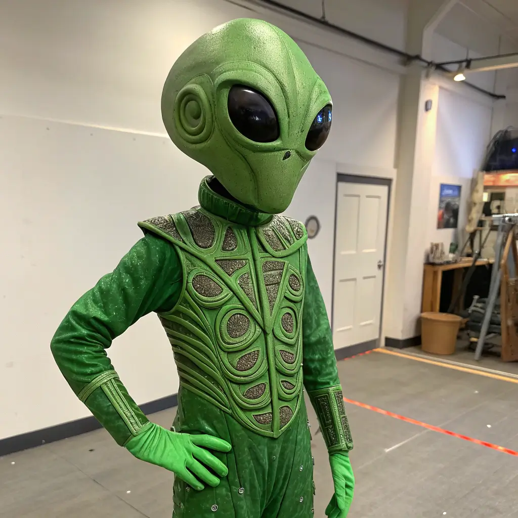 DIY Alien Costume The Classic Green Martian