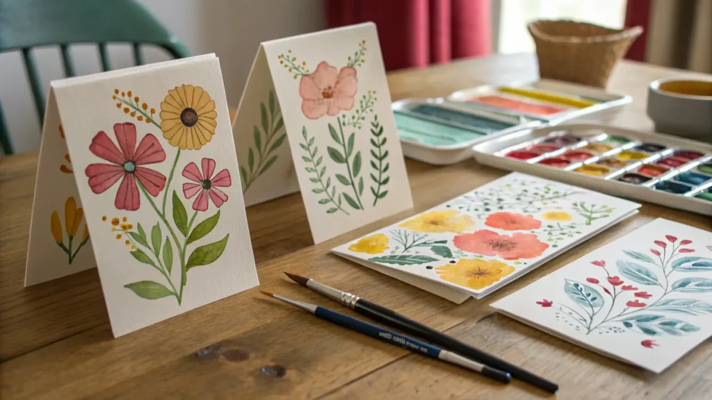 DIY Watercolor Cards