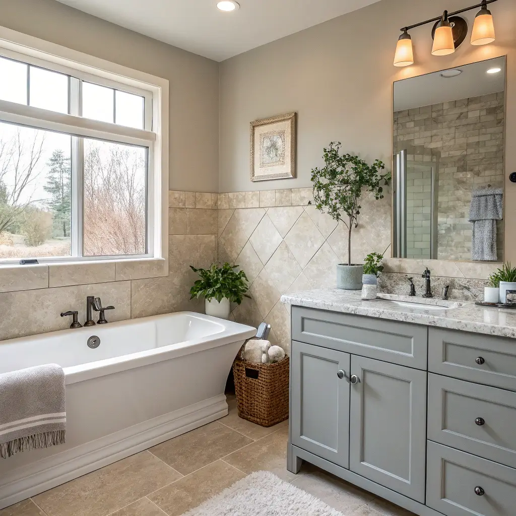 Neutral Bathroom Decor