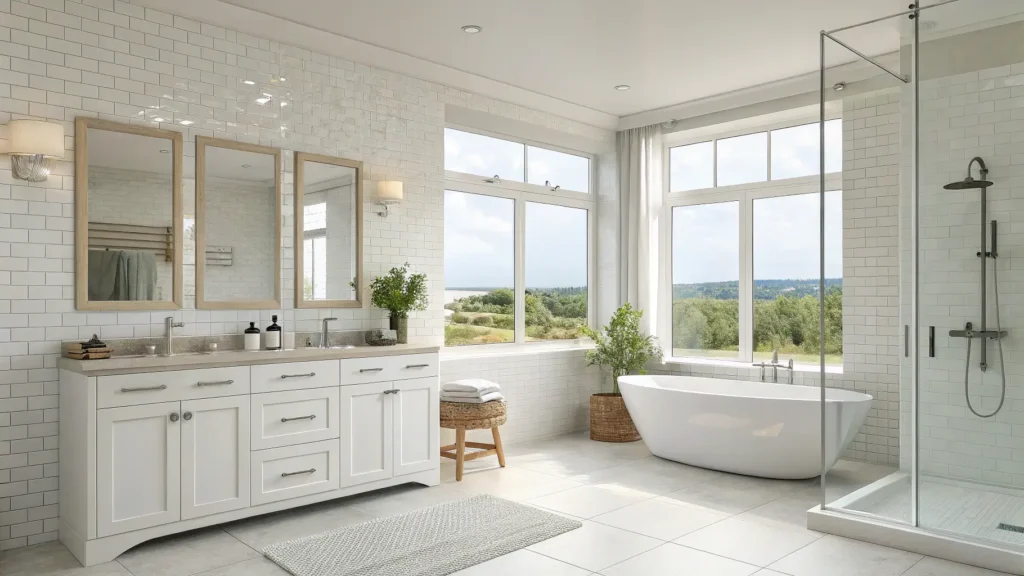 bathroom isn't just bright